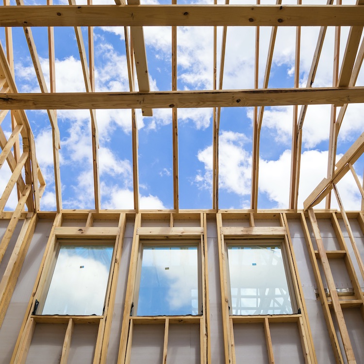 A stock image of new building construction.